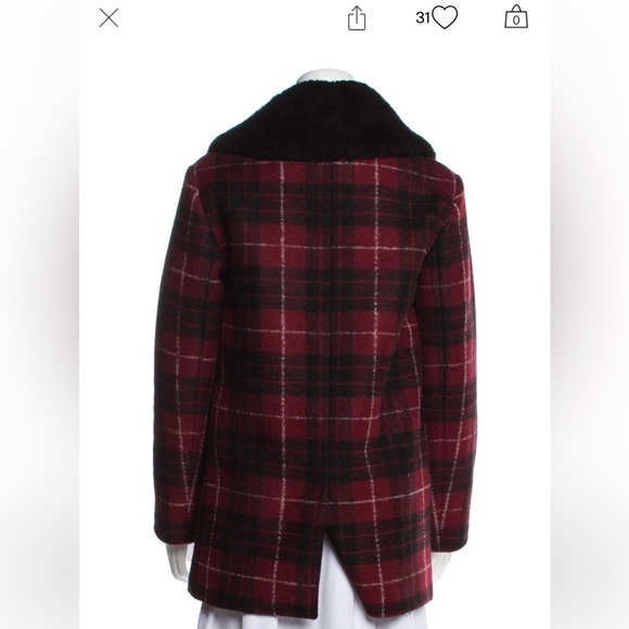 Red and black coach jacket. Pristine! - Picture 2 of 6